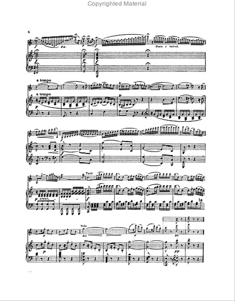 Rondo In C Major, K. 373 Violin Solo scores gallery preview page 4