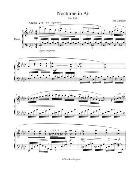Five Piano Nocturnes