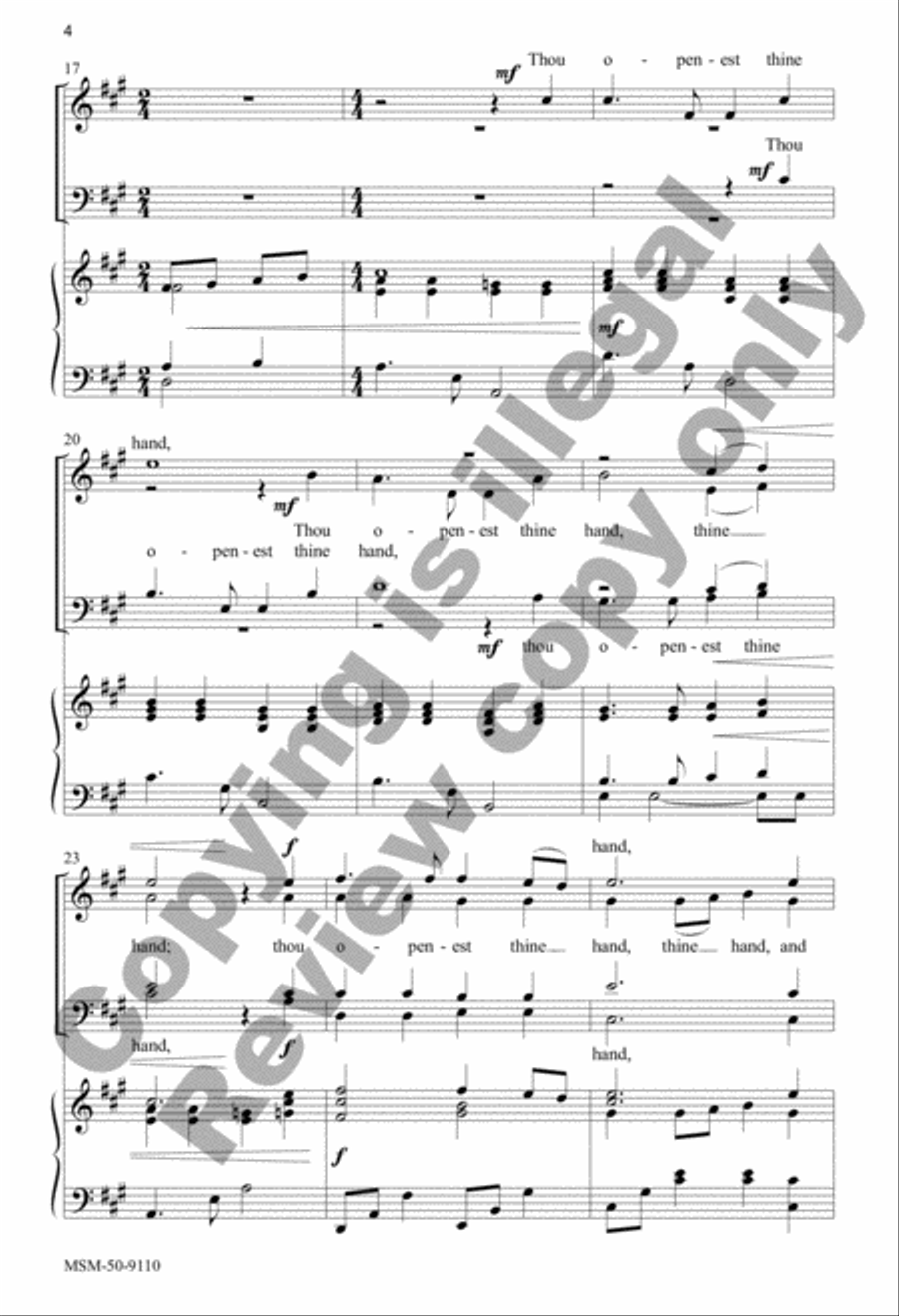 The Eyes of All The Eyes of All 4-Part scores gallery preview page 4