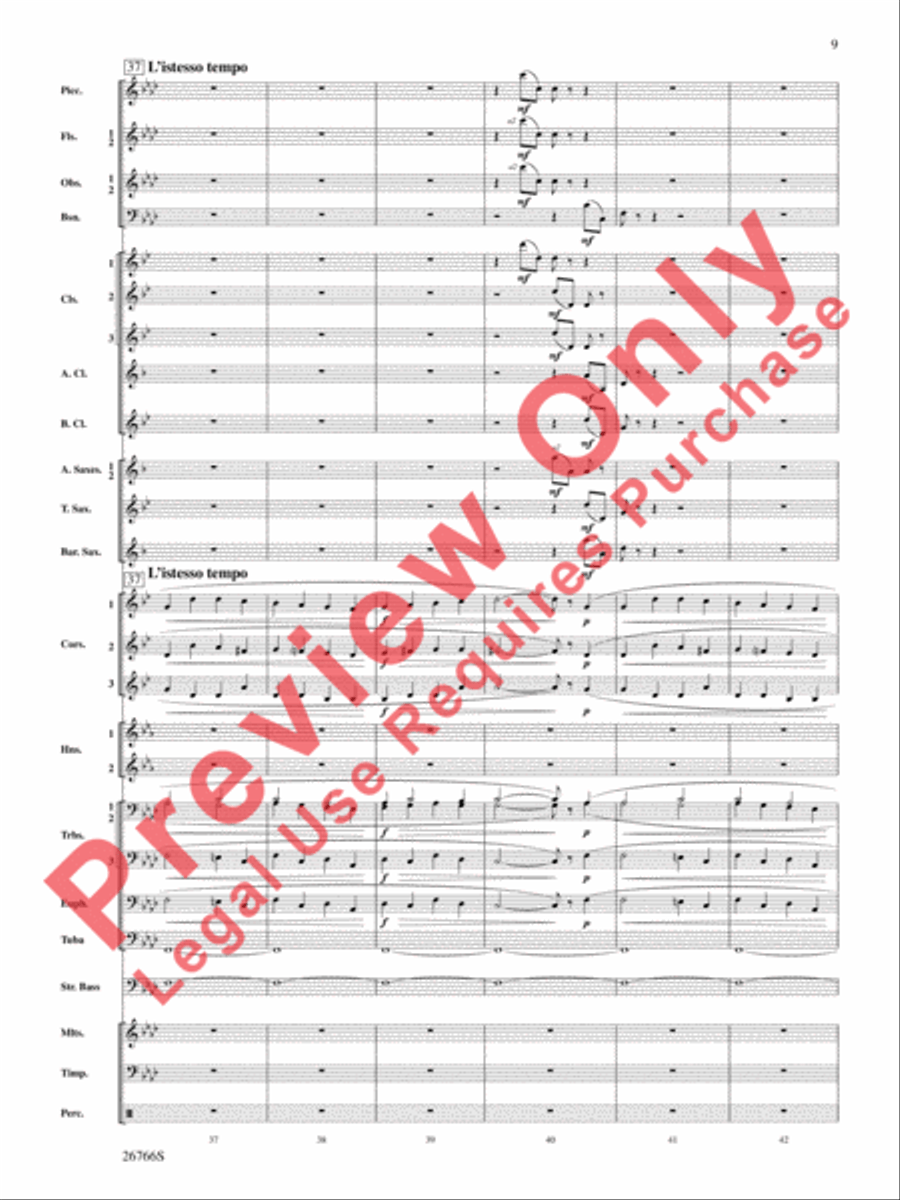 A Christmas Festival A Christmas Festival Concert Band scores gallery preview page 10