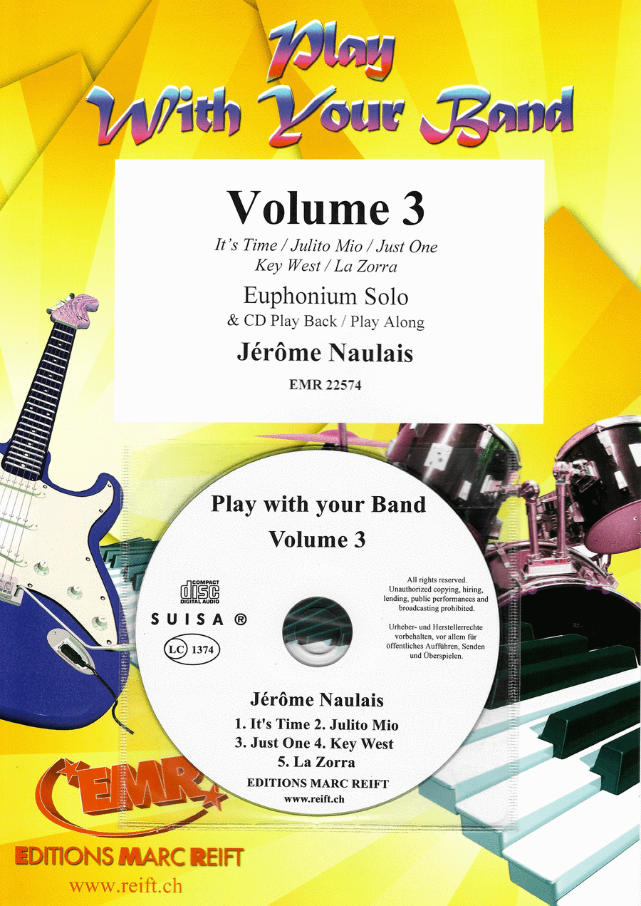 Play With Your Band Volume 3 Euphonium scores gallery preview page 1
