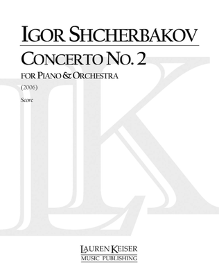 Book cover for Concerto No. 2 for Piano and Orchestra, Full Score