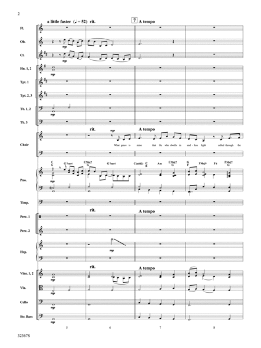 What Grace Is Mine Choir scores gallery preview page 3