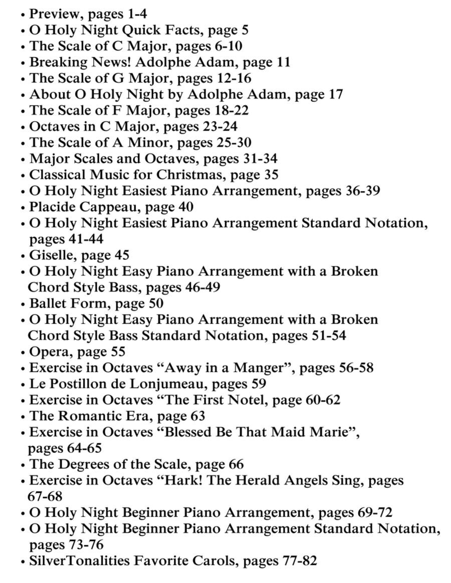 Learn to Play the Christmas Classics O Holy Night Edition Piano Method scores gallery preview page 3