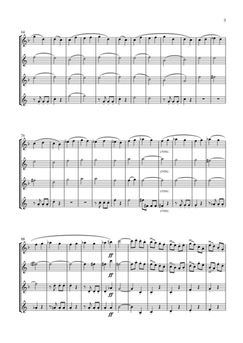 Symphony No. 5 'Fate' - 1st Movement - Saxophone Quartet image number null
