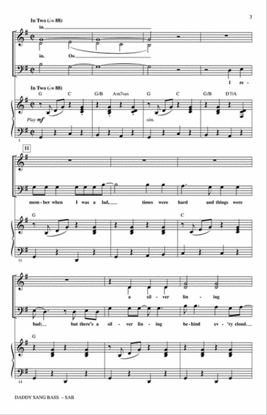 <br>Extrait de partition