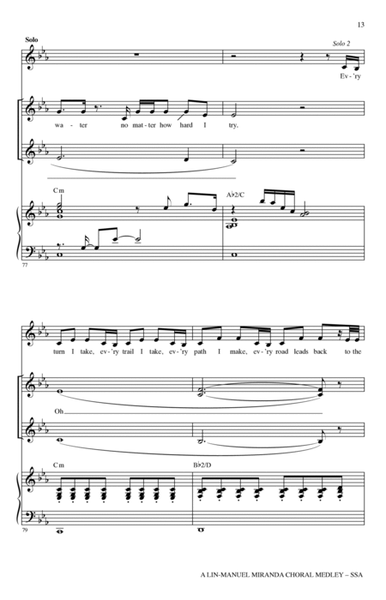 A Lin-Manuel Miranda Choral Medley (arr. Mark Brymer)