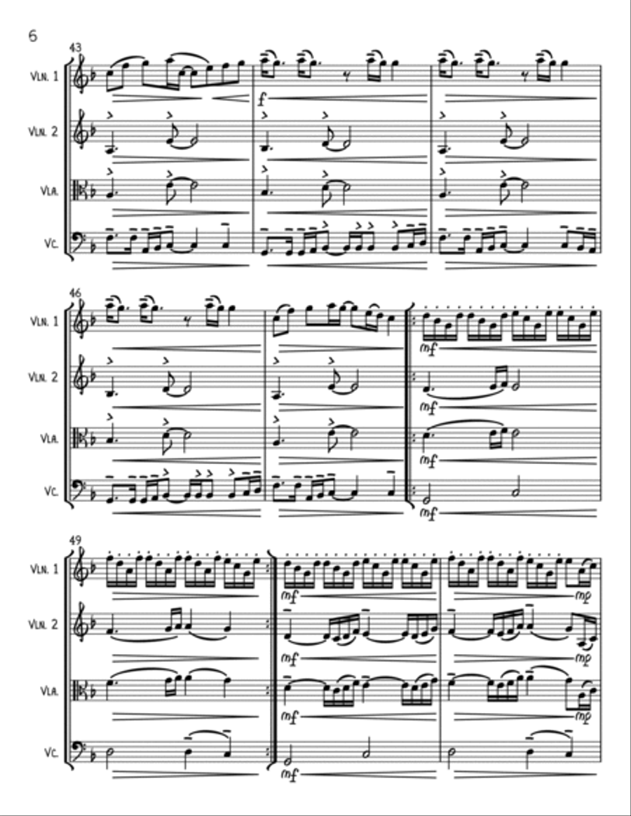 Paradise String Trio scores gallery preview page 6