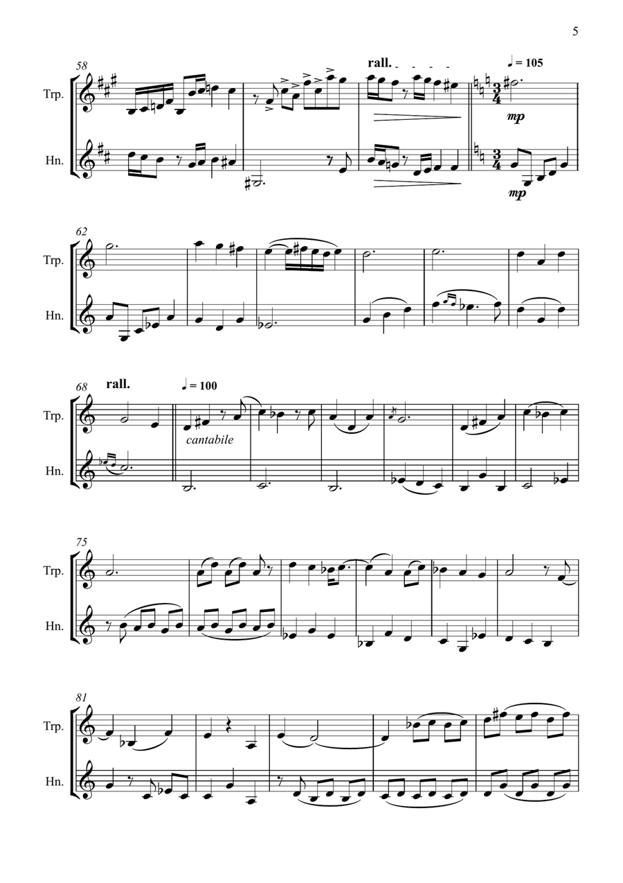 Deliver Us Brass Duet scores gallery preview page 5