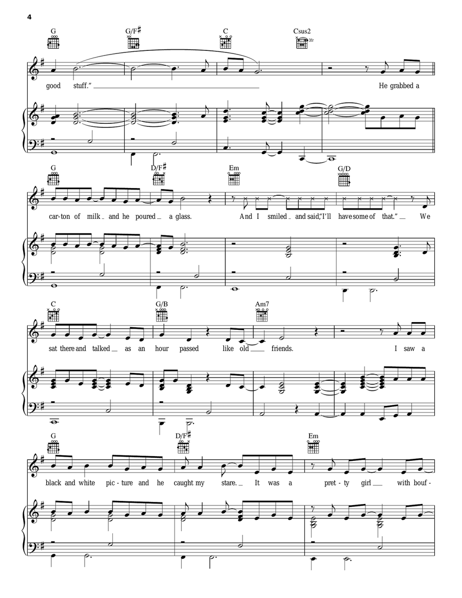 The Good Stuff The Good Stuff Piano, Vocal, Guitar scores gallery preview page 4