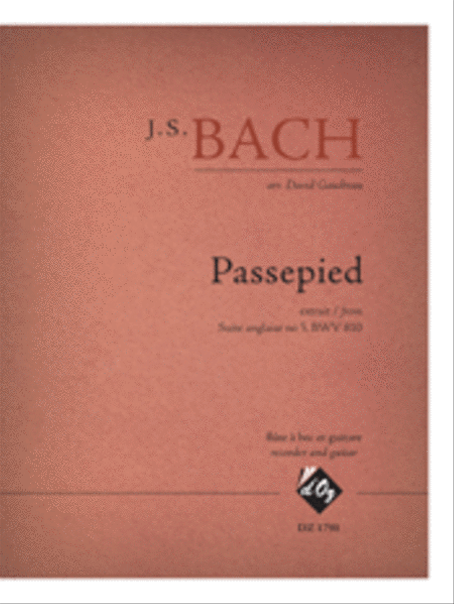 Passepied Recorder scores gallery preview page 1