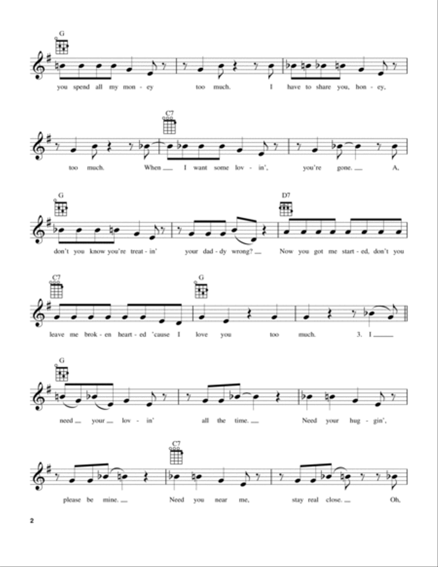 Too Much Ukulele scores gallery preview page 2