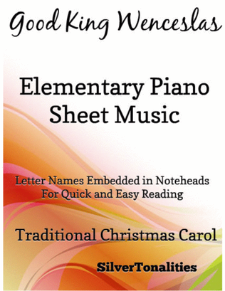 Book cover for Good King Wenceslas Elementary Piano Sheet Music