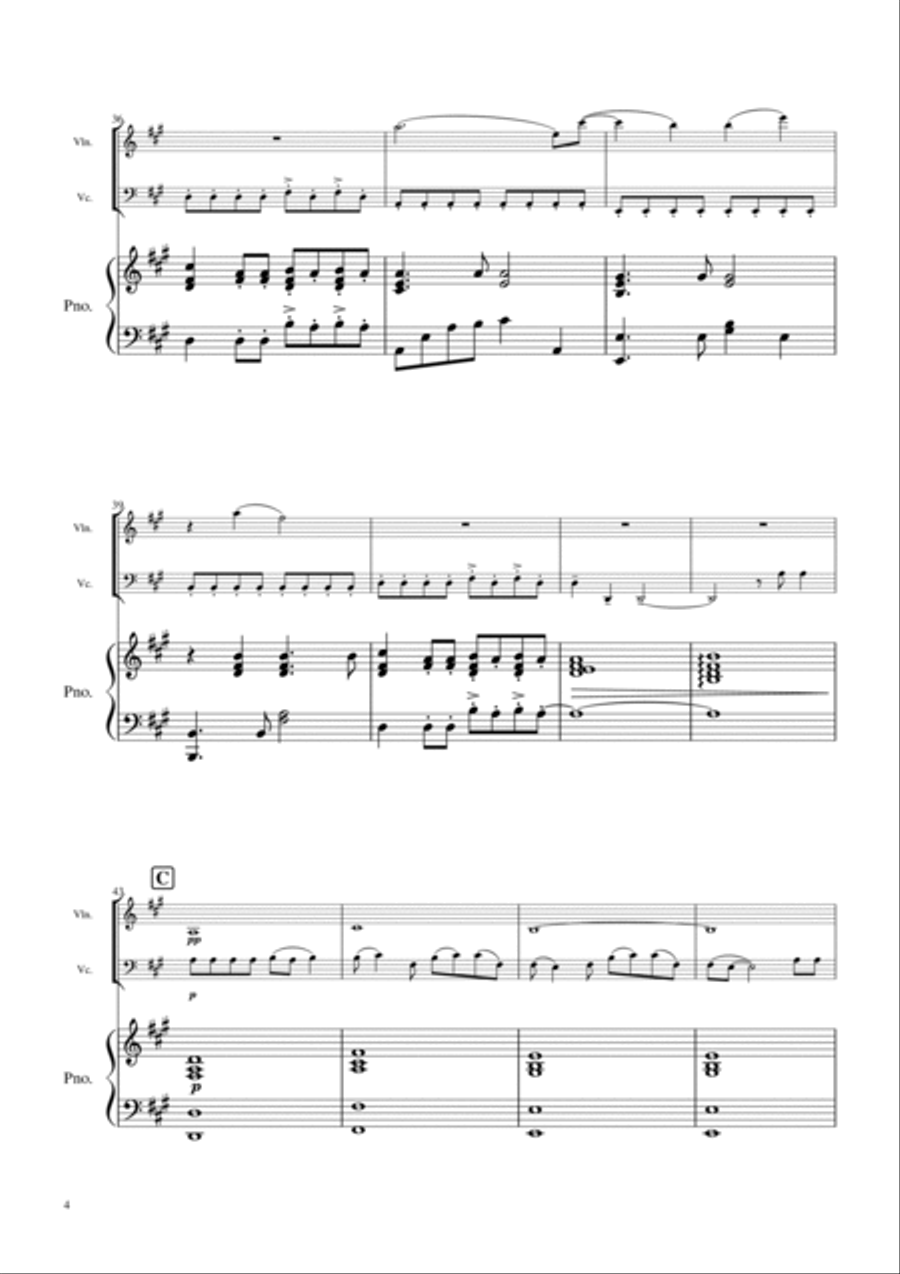 Wildest Dreams Wildest Dreams Piano Trio scores gallery preview page 6