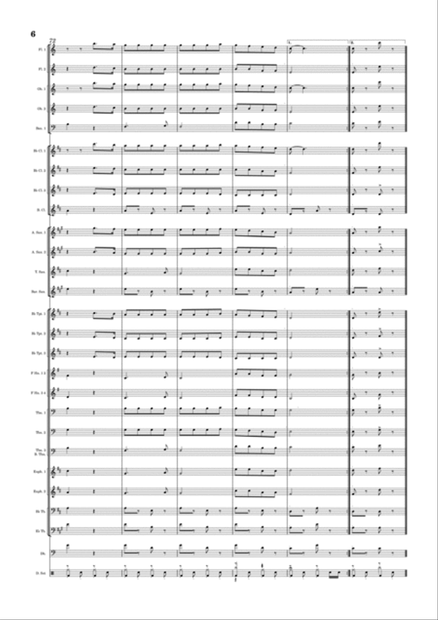 Taai Taai Medley (Viva Tirol - De Alpen Express) Concert Band scores gallery preview page 6