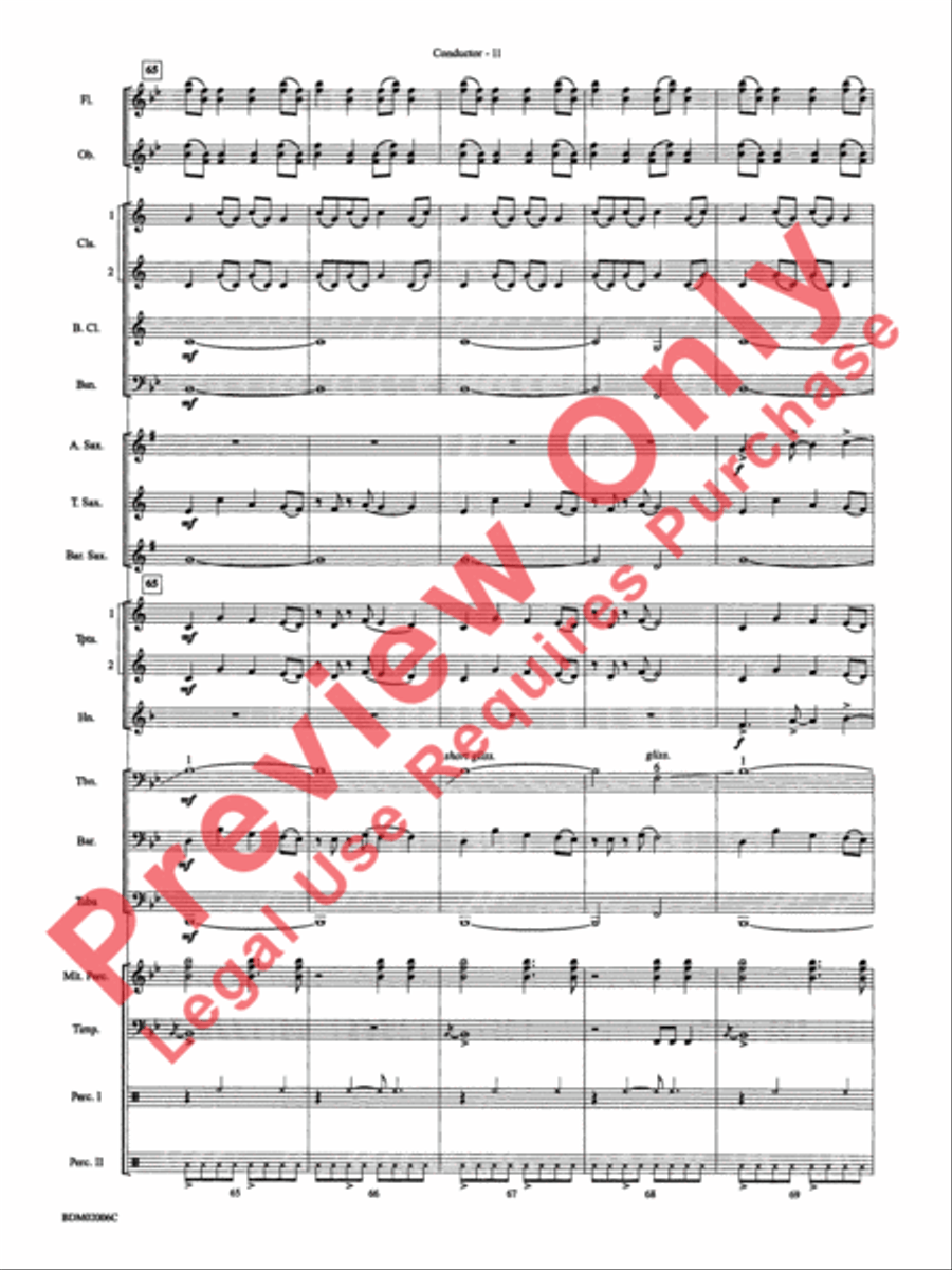 When Summer Takes Flight-cb Concert Band scores gallery preview page 14
