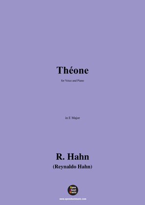 R. Hahn-Théone,in E Major