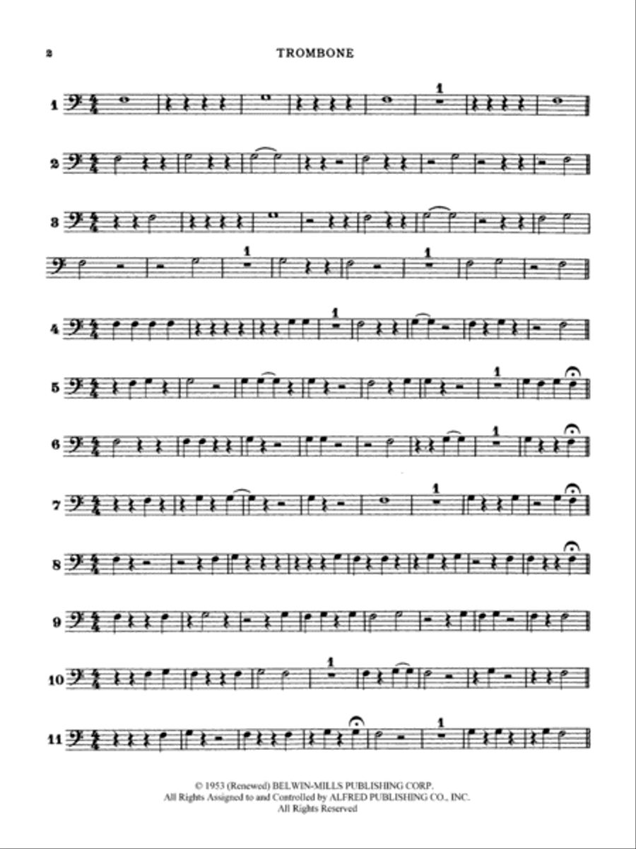 101 Rhythmic Rest Patterns Concert Band Methods scores gallery preview page 3