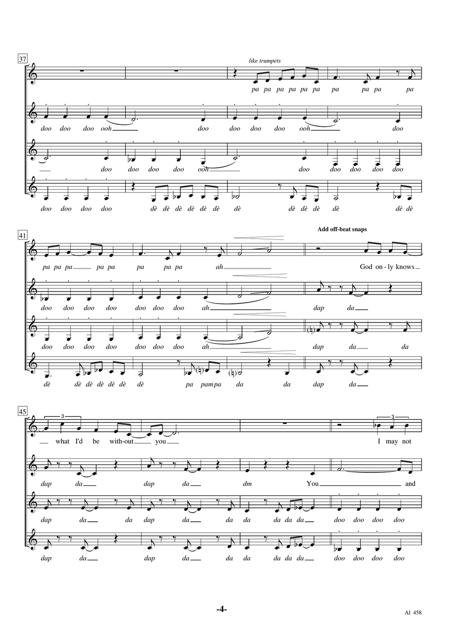 God Only Knows SSAA scores gallery preview page 4