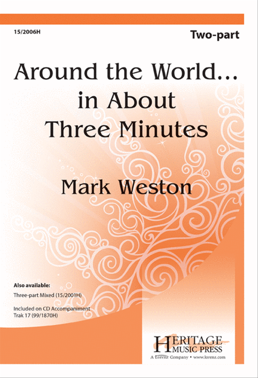 Around the World...in About Three Minutes 2-Part scores gallery preview page 1