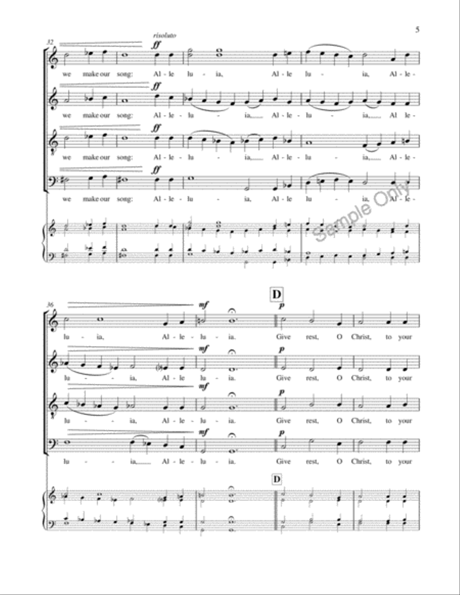Kontakion 4-Part scores gallery preview page 6