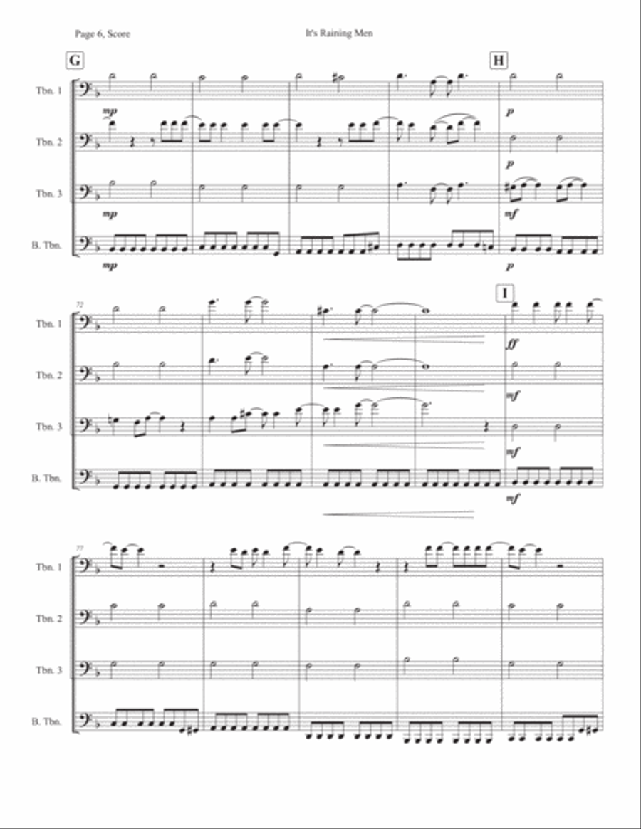 It's Raining Men It's Raining Men School and Community scores gallery preview page 6