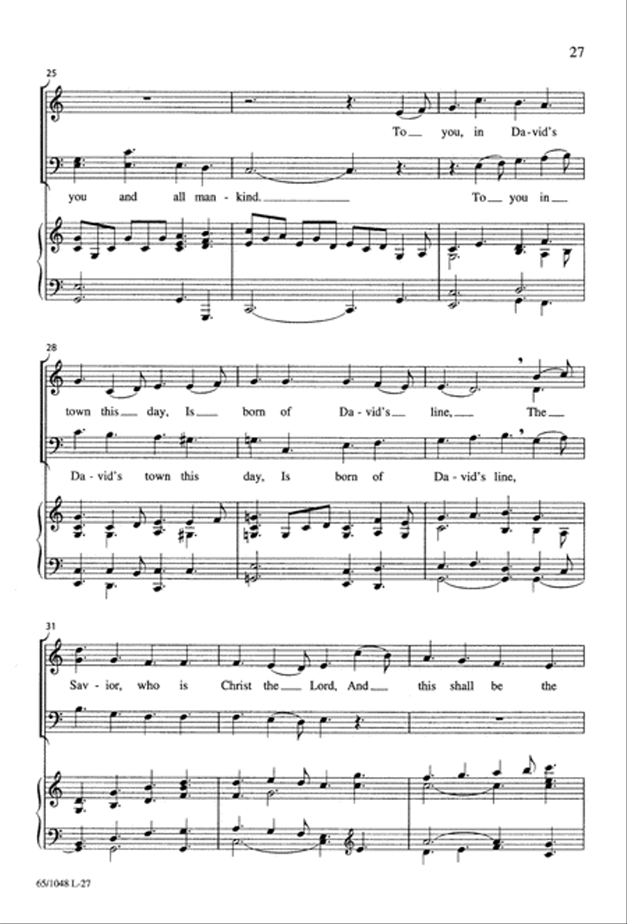 The Light of the World 4-Part scores gallery preview page 29