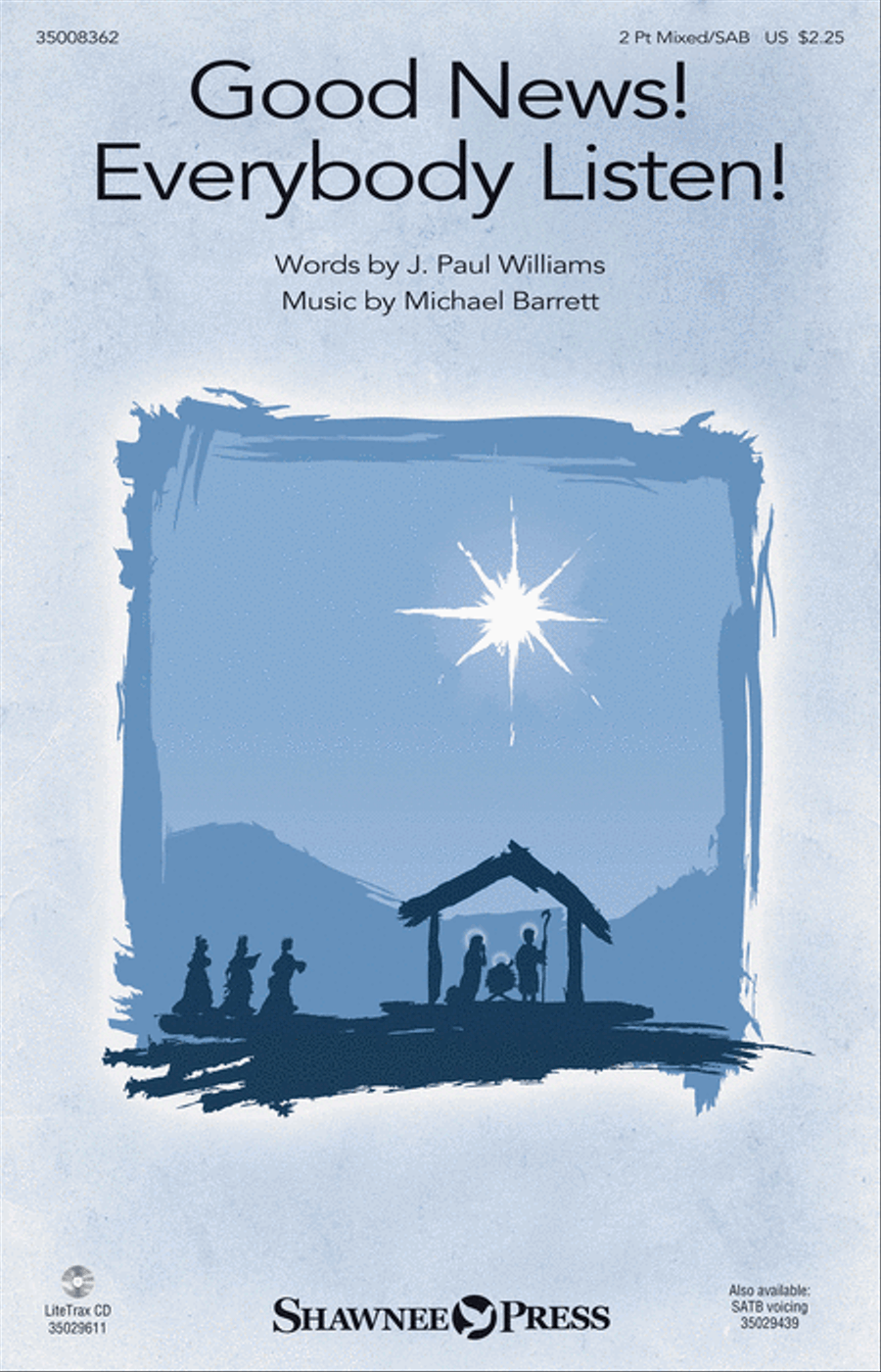 Good News! Everybody Listen! 3-Part scores gallery preview page 1