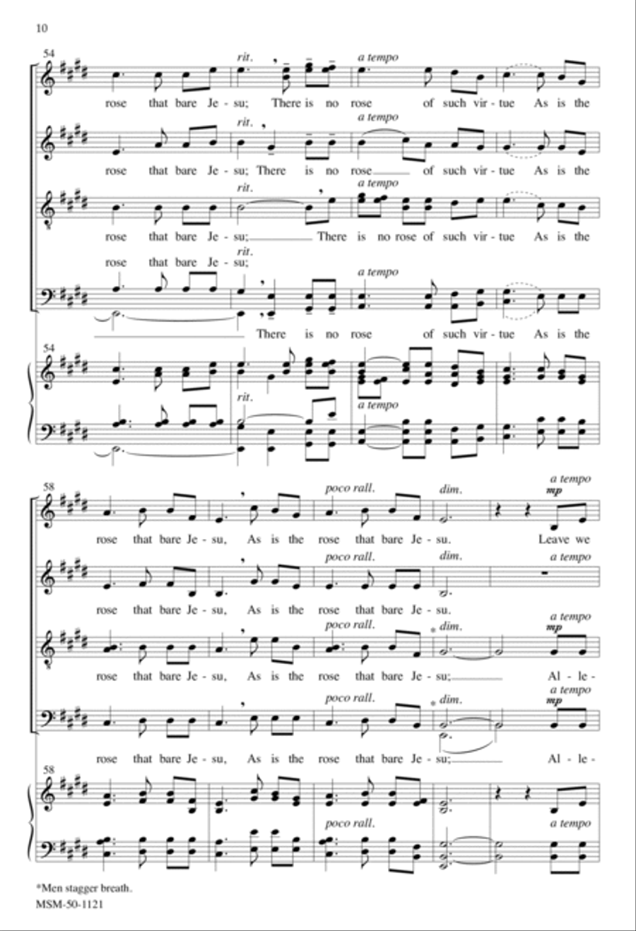 There Is No Rose Divisi scores gallery preview page 10