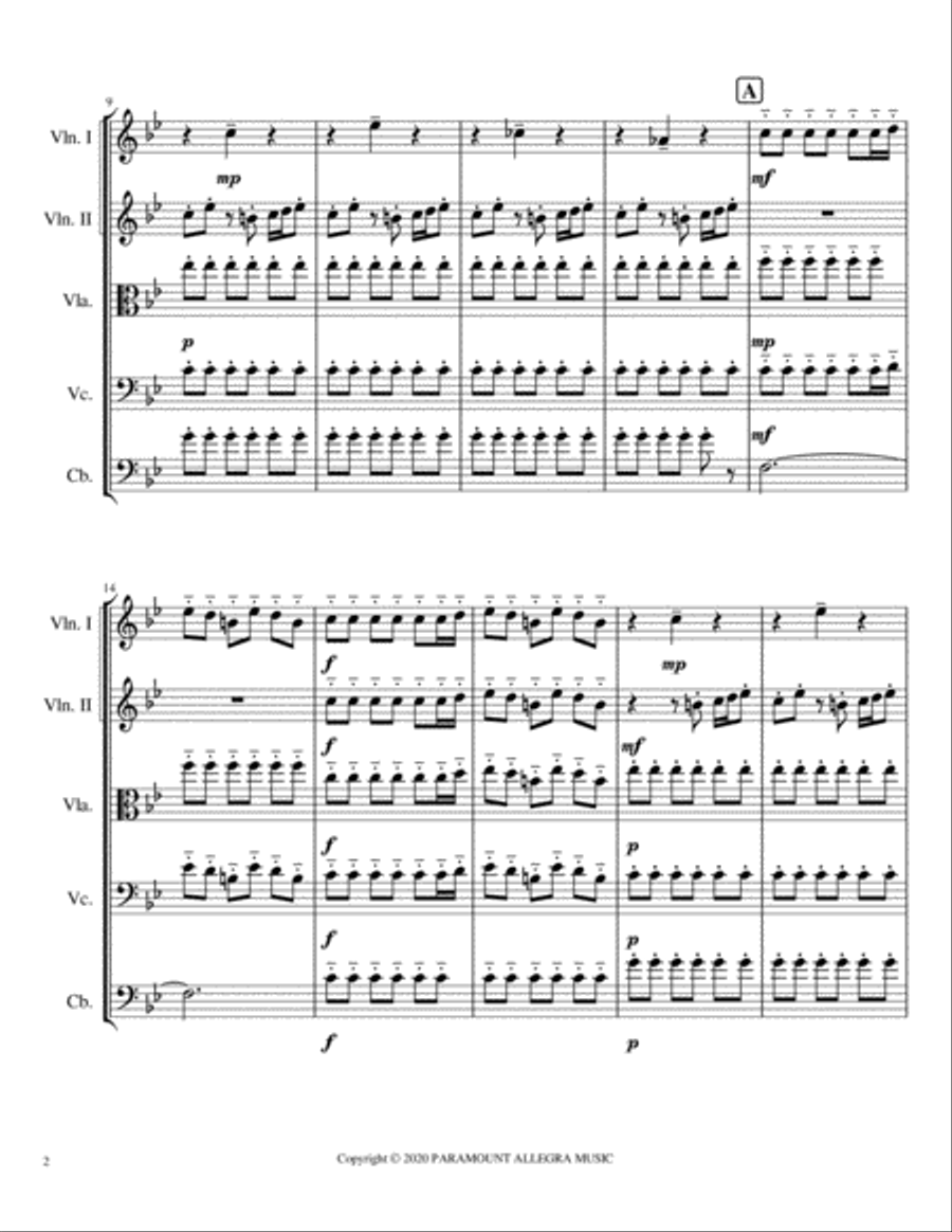 Star Trek Beyond - End Title Theme String Orchestra scores gallery preview page 2