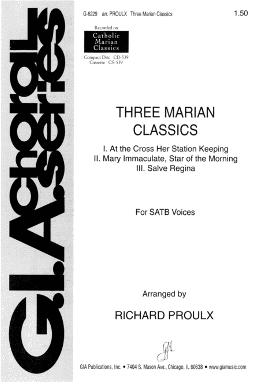 Three Marian Classics 4-Part scores gallery preview page 1