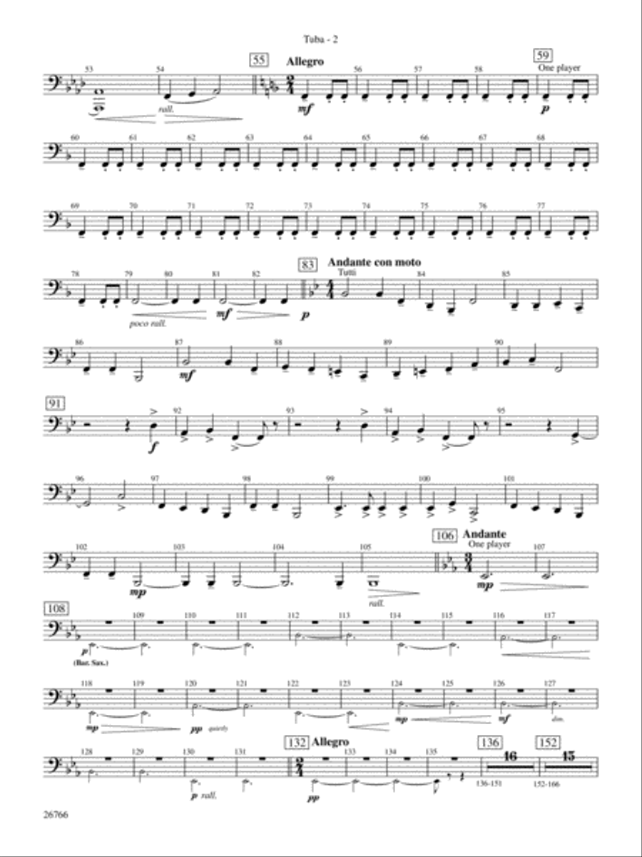 A Christmas Festival: Tuba Concert Band scores gallery preview page 2