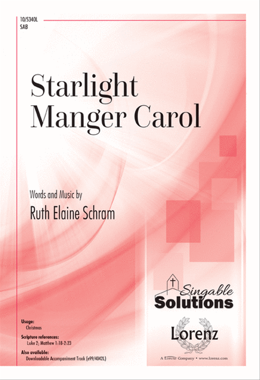 Starlight Manger Carol 3-Part scores gallery preview page 1