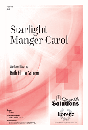 Book cover for Starlight Manger Carol