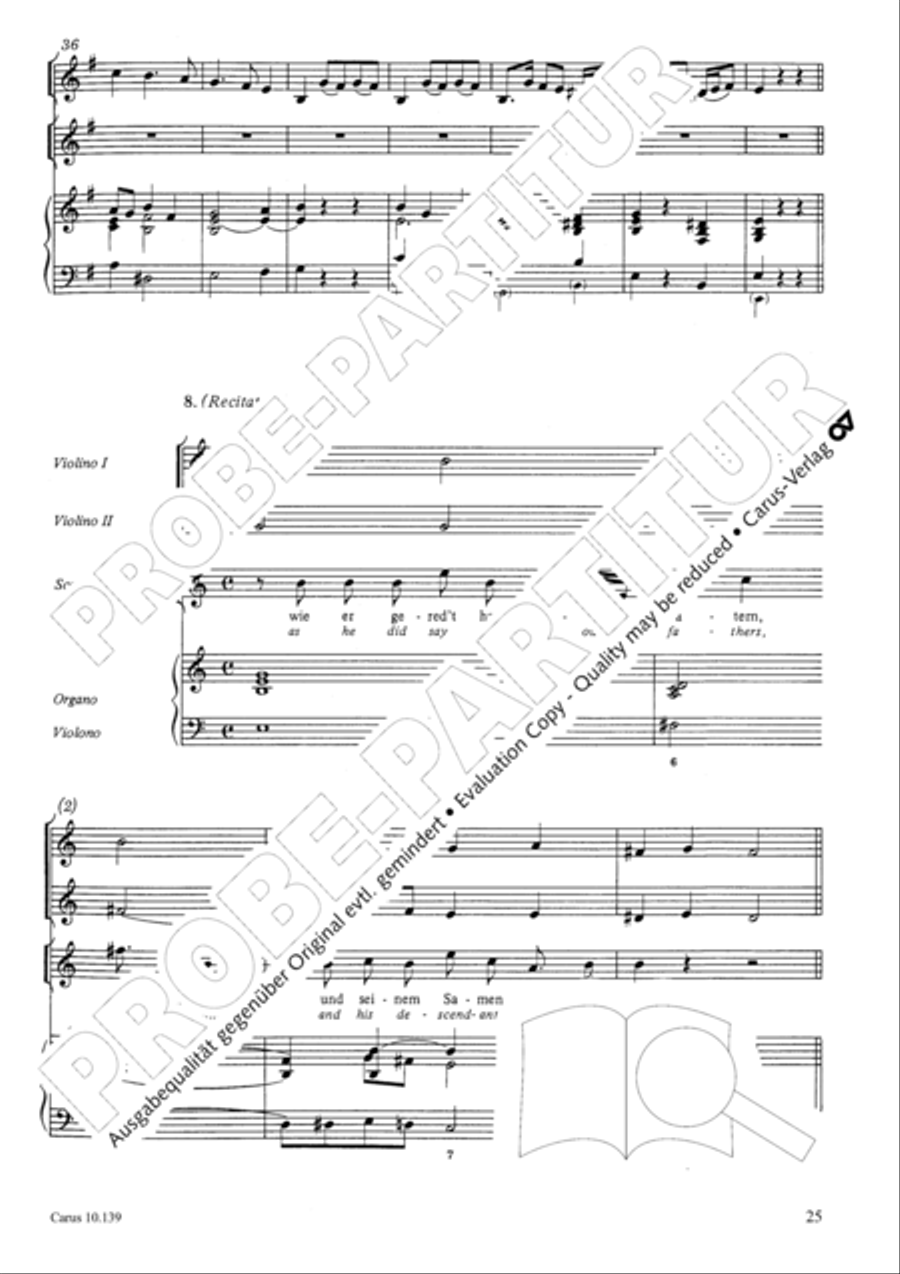 All my spirit exalts my Saviour (Meine Seele erhebt den Herren) Flute scores gallery preview page 26