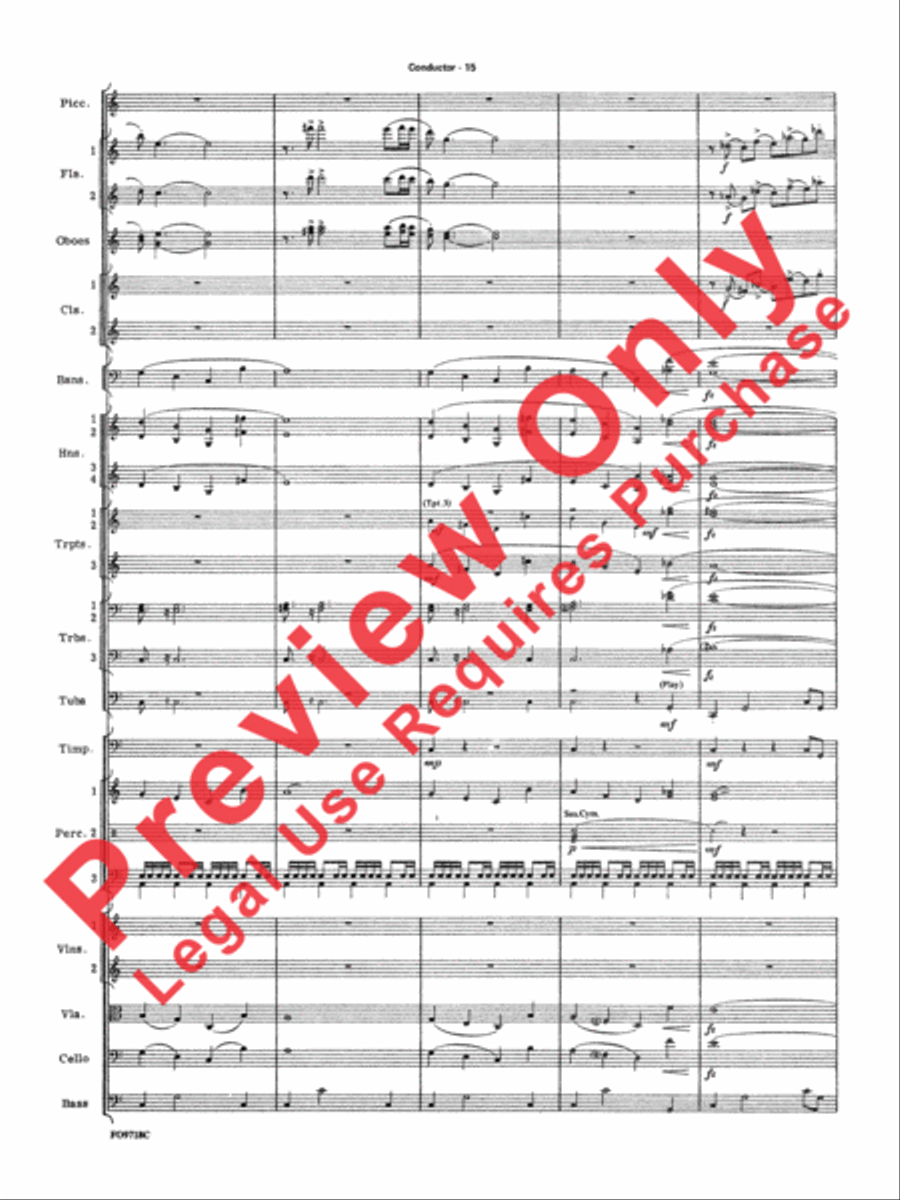 The Empire Strikes Back Medley Full Orchestra scores gallery preview page 46
