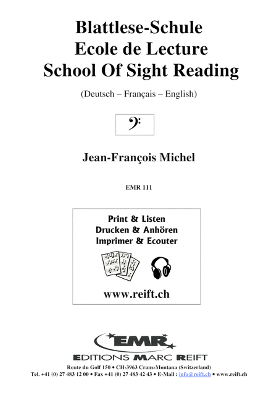 Blattlese-Schule / Ecole de Lecture / School of Sight Reading Trombone scores gallery preview page 2
