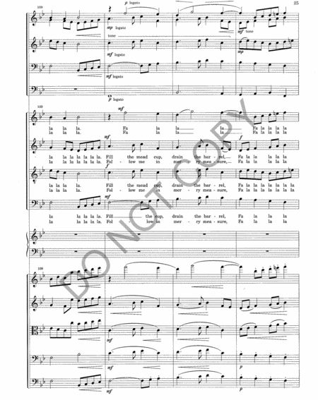 A Christmas Garland--SATB - Full Score image number null