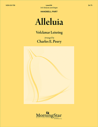Book cover for Alleluia (Handbell Score)
