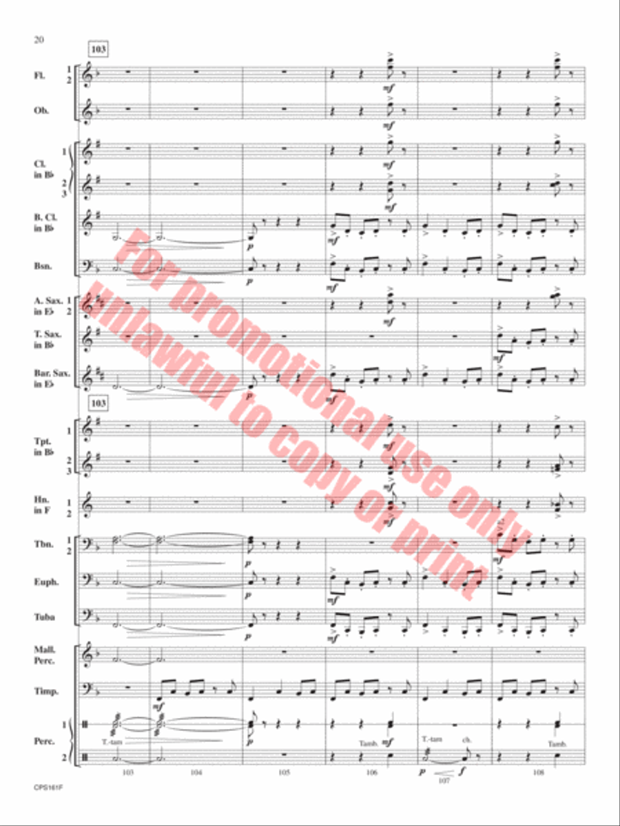 Thrive Concert Band scores gallery preview page 21