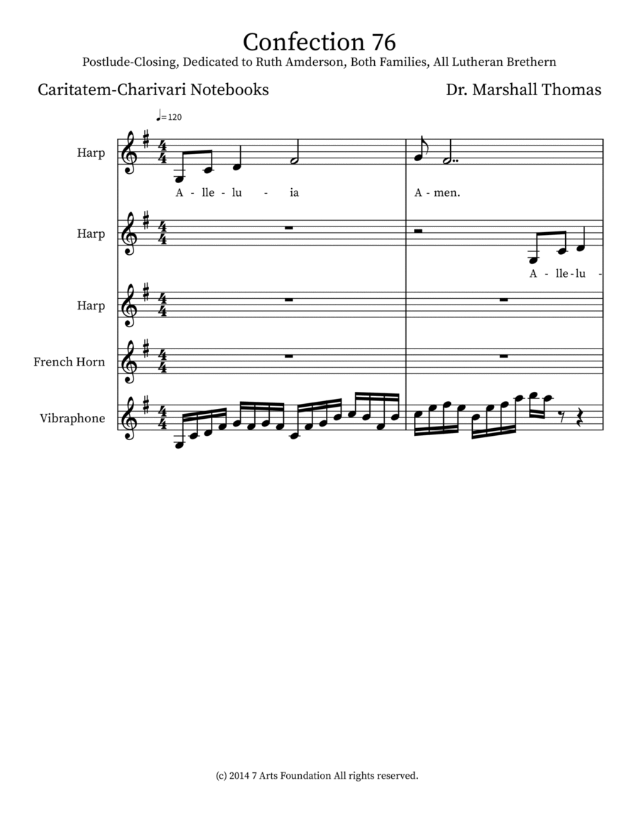Confection 76 Horn scores gallery preview page 1