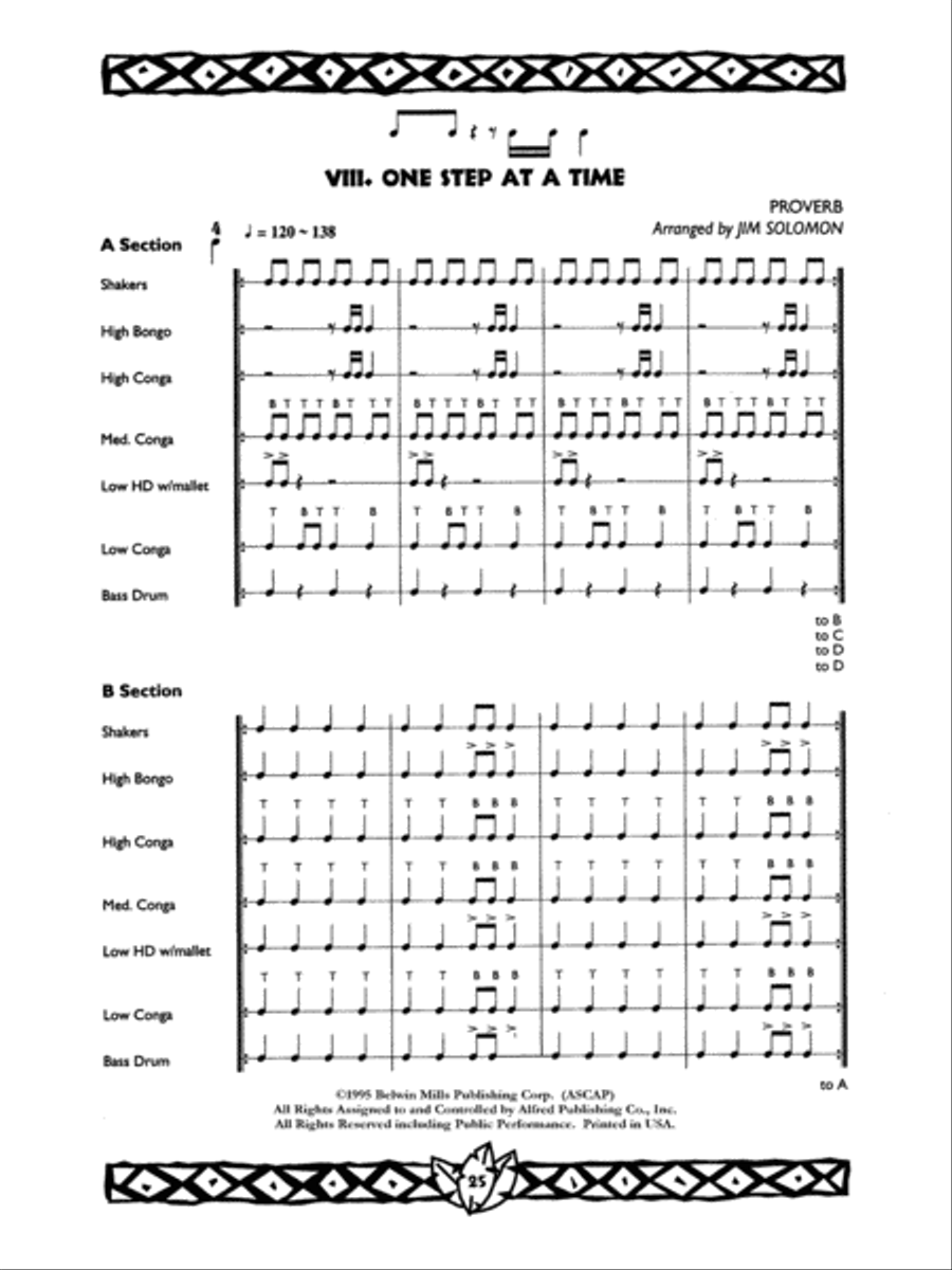 Conga Town Classroom Materials scores gallery preview page 4