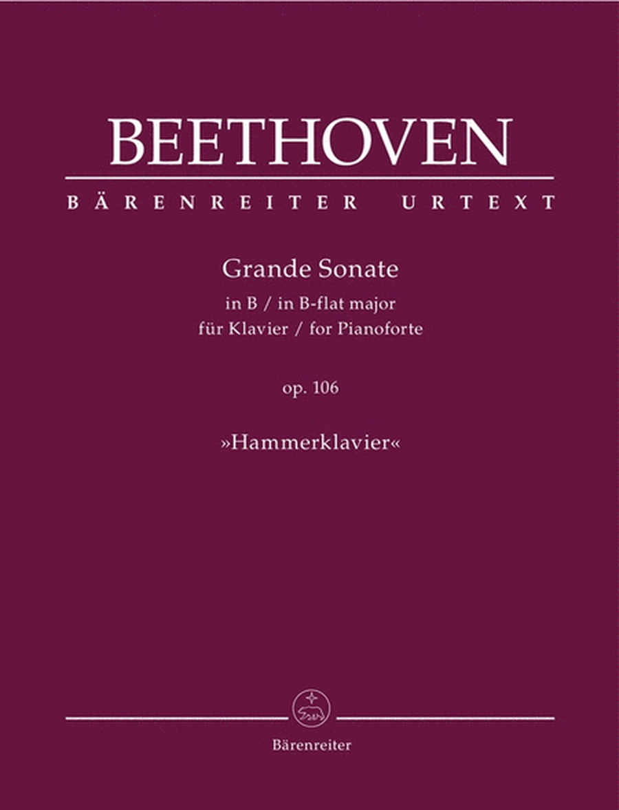 Beethoven - Grande Sonata B Flat Major Op 106 Piano