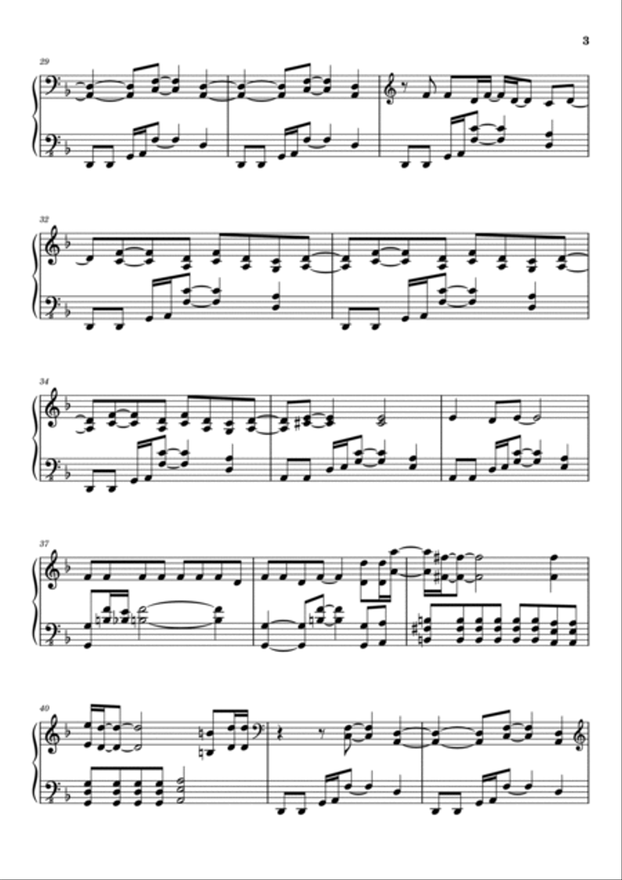Come Together Piano Solo scores gallery preview page 3