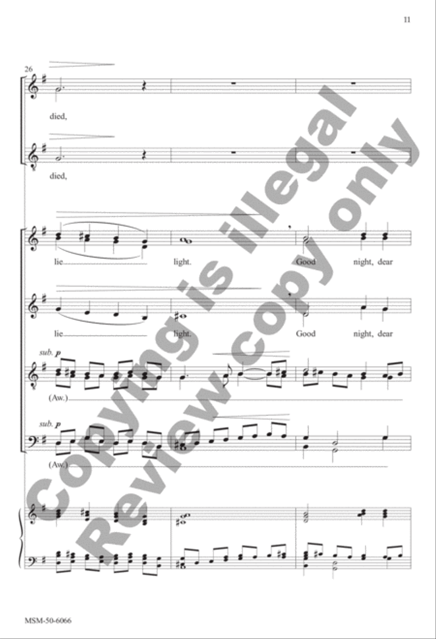 The Souls of the Righteous 4-Part scores gallery preview page 11