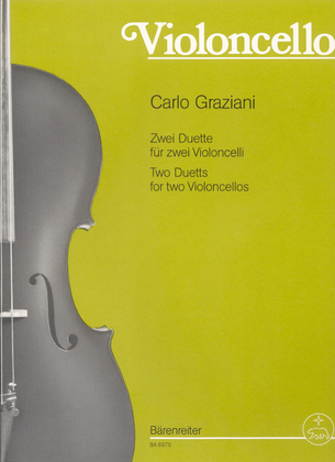 Book cover for Zwei Duette for Violoncellos