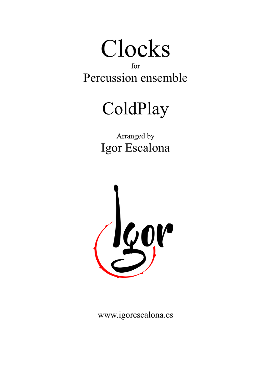 Clocks Percussion Ensemble scores gallery preview page 2