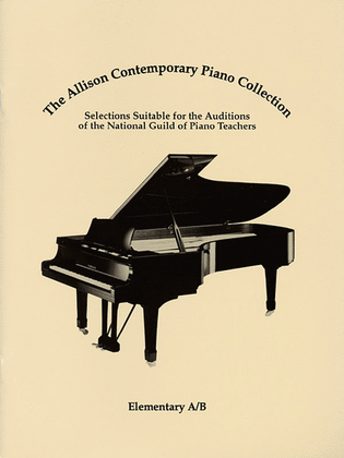 Book cover for The Allison Contemporary Piano Collection