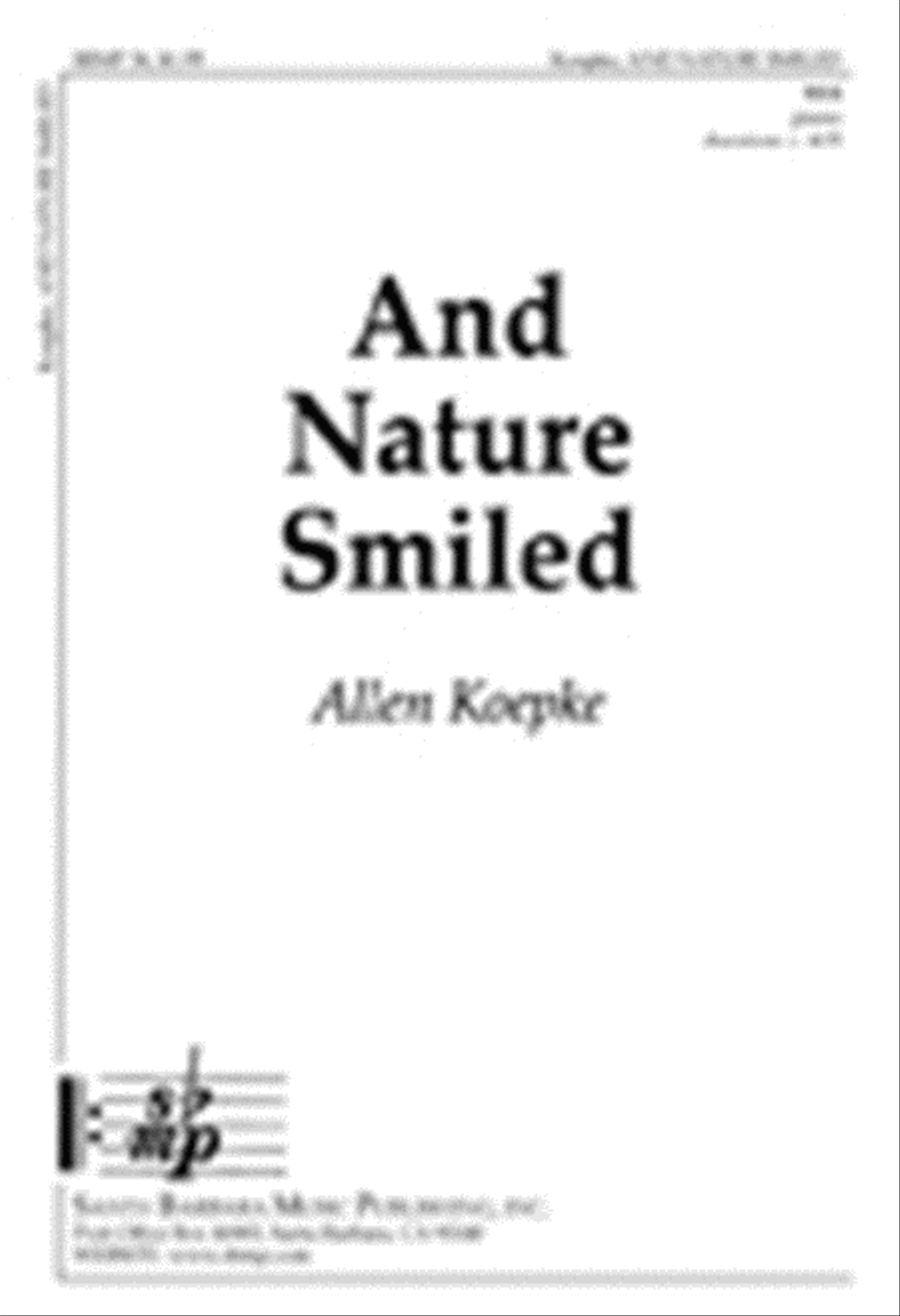 And Nature Smiled - TBB Octavo 3-Part scores gallery preview page 1