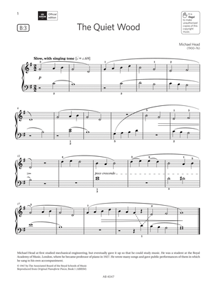The Quiet Wood (Grade 1, list B3, from the ABRSM Piano Syllabus 2023 & 2024)